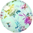thumbnail image 1 of Round Placemats for Dining Table Set of 6, Flower Birds Non-Slip Washable Table Mats Kitchen Heat Resistant Place Mats for Outdoor Indoor Table Home Decor, 1 of 7