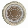 thumbnail image 1 of Round Placemats Heat Resistant Jute Rope Braided 15 inch Placemats for Dining Tables Fabric Absorbent Table Mats, 1 of 2