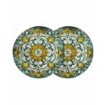 thumbnail image 1 of Round Placemats Retro Boho Flowers 15 inch Set of 2 Table Mats for Dining Table Abstract Ethnic Style Floral Heat Resistant Non-Slip Kitchen & Home Decorative Place Mat Set, 1 of 8