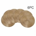 thumbnail image 1 of BOLLSLEY Round Placemats, Round Braided Place Mats for Dining Table Heat Insulation Table Mats for Kitchen 14 inches(Brown,Set of 6), 1 of 7