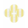 thumbnail image 1 of Round Placemats Set of 4 Ombre Yellow White Place Mats Washable Woven Placemat Gradient Color Circle Braided Table Mat for Kitchen Dining Table Party Home Decor 15 Inch, 1 of 8