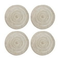thumbnail image 1 of Round Placemats Set of 4, Round Braided Placemats, Washable Heat Resistant Cotton Polyester Circle Place Mats, Polyester Woven Table Placemats for Dining Table Holiday Party KDFWDM, 1 of 9