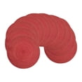 thumbnail image 1 of Round Placemats Set of 10, 12-in Washable Woven Placemats for Kitchen Dining Table, Table Placemats, 1 of 8