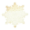 thumbnail image 1 of Round Placemats, Snowflake Placemats, Washable Heat Resistant Table Placemats for Wedding Party Holiday Decorations, Stain Resistant Easy to Clean Durable Plastic Material, 1 of 7