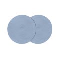 thumbnail image 1 of Round Placemats Solid Color 15 inch Set of 2 Table Mats for Dining Table Light Blue Heat Resistant Non-Slip Kitchen & Home Decorative Place Mat Set, 1 of 8