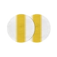 thumbnail image 1 of Round Placemats Yellow Stripe 15 inch Set of 2 Table Mats for Dining Table Modern Art Vertical Stripe Heat Resistant Non-Slip Kitchen & Home Decorative Place Mat Set, 1 of 8