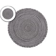 thumbnail image 1 of Round Placemats for Dining Table Woven Heat Resistant Non-Slip Kitchen Table Mats Diameter 7 Inch(Gray), 1 of 3