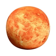 Round Planet Pillow, Plush Faux 3D Planets Throw Pillows, Moon, Earth, The Sun, Jupiter Stuffed Pillow Toy for All Ages, 6.7 inch