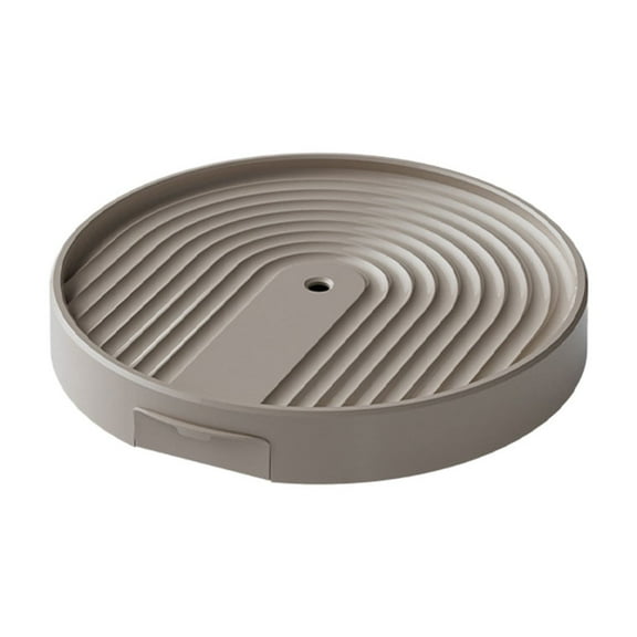 Round Plant Caddy with Hidden Drain Reservoir, Heavy Duty Rolling Plant Stand Caddy with Wheels, Pot Base for Indoor Outdoor (Coffee)