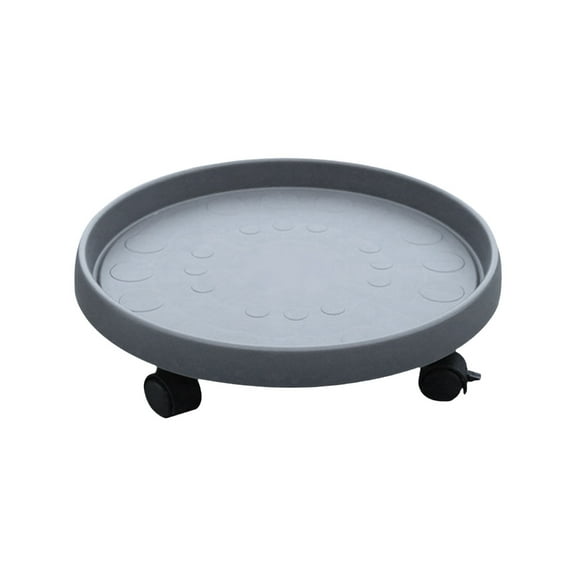 Round Plant Stand with Wheel Heavy Duty Rolling Plant Stand Plant Rollers Strong Plant Rollers Stand Base Rolling Tray