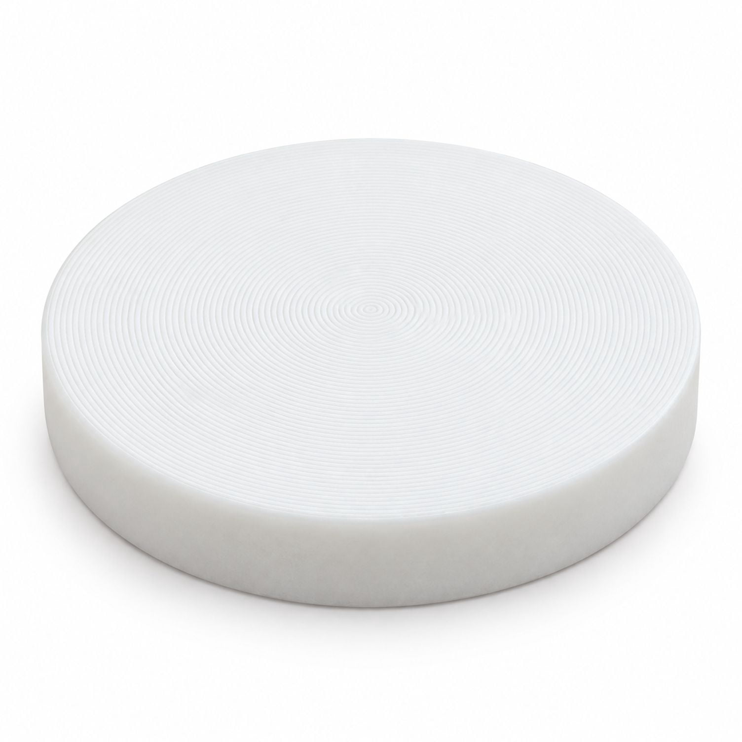 Round Plastic Cutting Board, 2'' Thick HDPE Butcher Block for Meat and ...