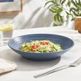 Round Plastic Dinner Plates Set Reusable Serving Trays for Vegetable ...