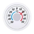 thumbnail image 1 of Round Plastic Door And Window Thermometer Outdoor Indoor Temperature Humidity Instruments ,Fast Response, 1 of 5