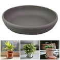 thumbnail image 1 of Round Tray, Ridged Edge Flower Pot Saucer, Indoor Outdoor Water Collector Tray, For Terracotta Ceramic Planter Base Catch Drainage-7.1"Ã7.1"Ã1.4", 1 of 8