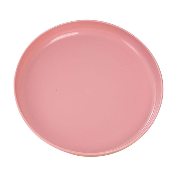 Round Plastic Serving Platters, Cafeteria Tray Platters, Fast Food Serving Trays, Stackable Decorative Trays for Tea Set Dessert Snack, for Appetizers, Fruit, Party Trays, Catering, Weddings & Events