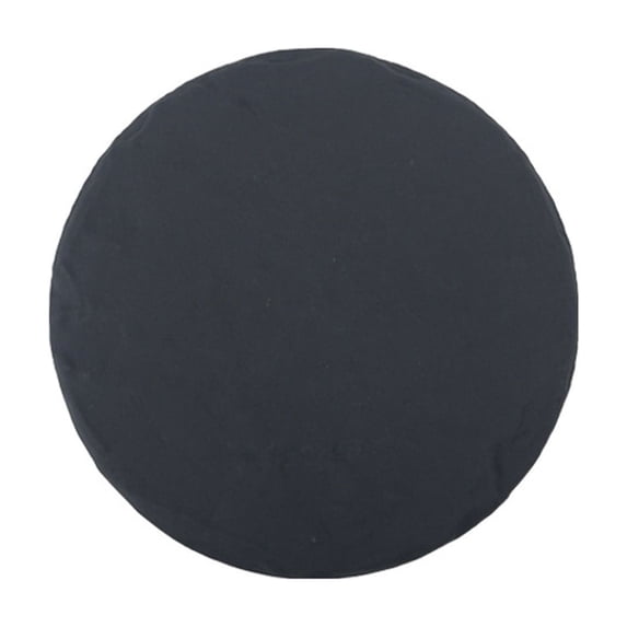 Round Plastic Stepping Stone Paver, Anti-Slip Walkway Tile for Garden Paths, Lawn Patio and Yard Decor Black Black
