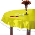 thumbnail image 1 of Round Plastic Table Cloth Cover 90 Inches 0.3mm Thick Waterproof Clear Plastic Tablecloth Protector, Non-Yellowing Plastic Table Cloths for Round Tables and Dining Room, 1 of 4