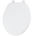 thumbnail image 1 of Round Plastic Toilet Seat, White, 1 of 1