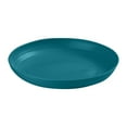 thumbnail image 1 of Round Plate, Large Fall Resistant Snack Serving Tray with Non Slip Base for Dining Table Vegetable Garbage Storage Home Decor Dish Dark Green, 1 of 3