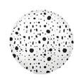 thumbnail image 1 of Round Plate Mat 15.4x15.4 Inchesx1 Placemat Table Mat Kitchen Mat Coffee Mat Fabric Thick, Strong Wear-Resistant, Heat Resistance Black Circle, 1 of 7