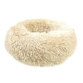 thumbnail image 1 of Round Plush Pet Bed for Dogs & Cats,Fluffy Soft Warm Calming Dog Bed Sleeping Kennel Nest,16 x 16 x 5.5", 1 of 5