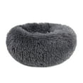 thumbnail image 1 of Round Plush Pet Bed for Dogs & Cats,Fluffy Soft Warm Calming Dog Bed Sleeping Kennel Nest,23.6 x 23.6 x 8", 1 of 6
