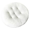 thumbnail image 1 of Round Plush Seat Cushion - Soft Memory Foam Chair Pad - Relieves Pressure from Long Sitting - Perfect for Office, Dining, and Study ( White ), 1 of 7