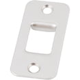 thumbnail image 1 of Stone Harbor Hardware Round Pocket Door Lock, Strike Plate, 1-1/4" x 2-3/4", Satin Nickel, 1 of 2