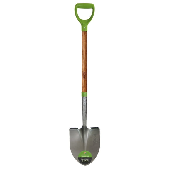 Round Point Shovel With Ergo D-grip Ash Handle