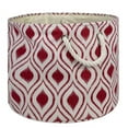 thumbnail image 1 of Round Polyester Bin - Ikat Barn Red, Large, 1 of 1