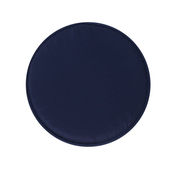 Round Polyester Chair Cushion with Ties Outdoor Patio Stool Seat Pad 12 Inch Diameter