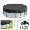 thumbnail image 1 of Round Pool Cover 6-15ft, Solar Covers for above Ground Pools, Stock Tank Pool Cover Protector with Pool Cover Accessories, Round Hot Tub Cover Ideal for Waterproof and Dustproof, 1 of 8