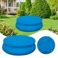 thumbnail image 1 of Round Pool Cover 9.5ft Solar Cover for Above Ground Pools Stock Tank Protector Hot Tub Accessories Waterproof Dustproof Foldable Sun Rain Protection Outdoor, 1 of 8