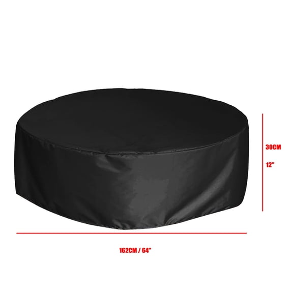 Round Pool Cover - Fit Foldable Swimming Pool, Washable Waterpoof Cover