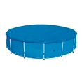 thumbnail image 1 of Round Pool Cover, Inflatable Pool Cover, Pool Cover, Dust And Rain Proof Family Pool Cover(11 ft), 1 of 3