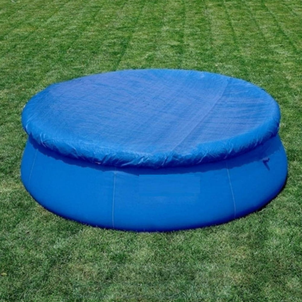 Round Pool Cover for Inflatable Pool, Solar Cover for Above Ground Pool Frame Set Pools