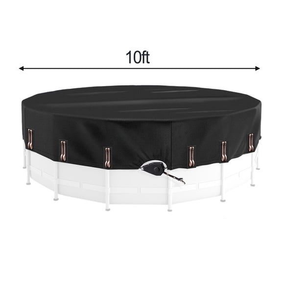 Round Pool Cover, Stock Tank Pool Cover Protector with Solar Pool Cover