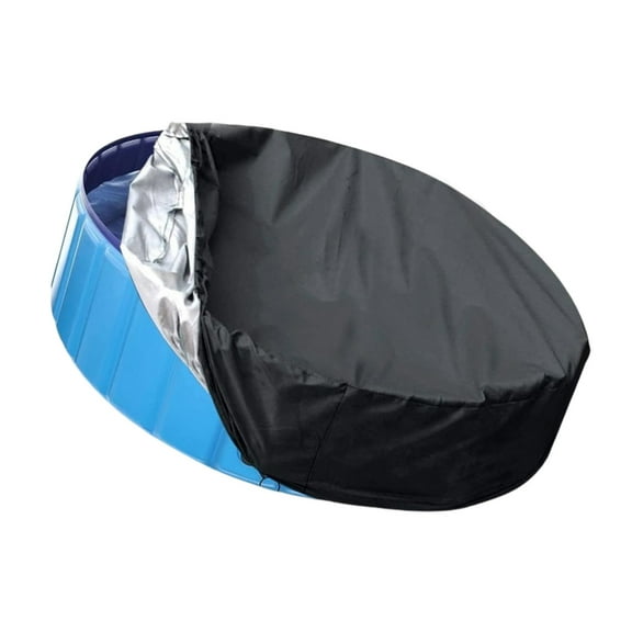 Round Pool Cover for Above Ground Pool Oxford Fabric Pool Cover for Above Ground Pool Waterproof Dustproof Swimming Pool