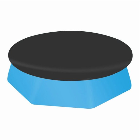 Round Pool Cover for Round Pool 457cm, Pool Cover, Upgraded Material, Thicker and Durable, Dust and Leaf Resistant, Easy to Install, Black (457cm)