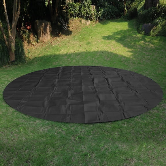 Round Pool Liner Pad, Heavy Duty Underlayment Mat for Above Ground Pools, Puncture Resistant Tarp for Floor - Protective Ground Cloth for 8ft to 14ft Pools - 12 Ft