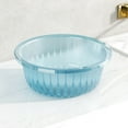 thumbnail image 1 of Round Plastic Wash Basin Portable Camping Dishpan Multipurpose Foot Soak Tub Home Kitchen Laundry Organizer Storage Solutions, 1 of 8