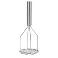 thumbnail image 1 of Stainless Steel Potato Masher for Kitchen Silver Color Easy to Clean Multifunctional Tool, 1 of 8