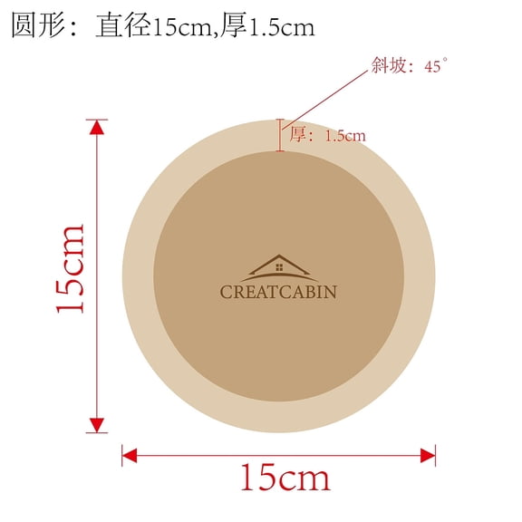 Round Pottery Forms Ceramics Plate Forming Molds Wooden Pottery Molds Clay Pottery Molding Tools MDF Ceramics Dish Plate Slump Mold for Handbuilding