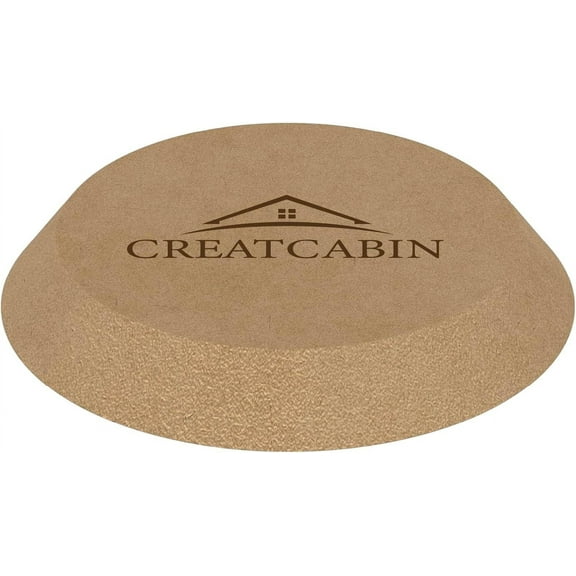 Round Pottery Molds Ceramics Plate Forming Molds Wooden Pottery Forms Clay Pottery Molding Tools MDF Ceramics Dish Plate Slump Mold for Handbuilding Plates DIY Craft Supplies 3.9 Inch BurlyWood