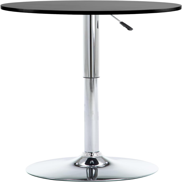 Round Pub Table Height Adjustable Bar Table 2535 inches 360 Swivel