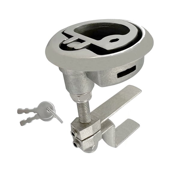 Round Pull Floor latchses Easy Install for Access Panels