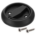 thumbnail image 1 of Round Pull Ring, 1pcs 3" - Stainless Steel Ring Flush Pull with Screws, Recessed Door Pull Handle Knob (Black), 1 of 5