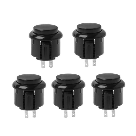 Round Push Button Built-in Small Micro Switch 24mm Arcade Controller Button