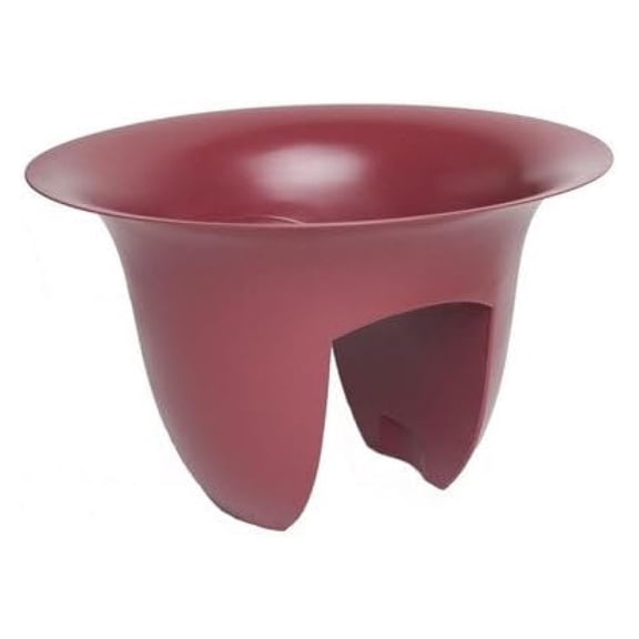 Round Rail Planter Color: Union Red