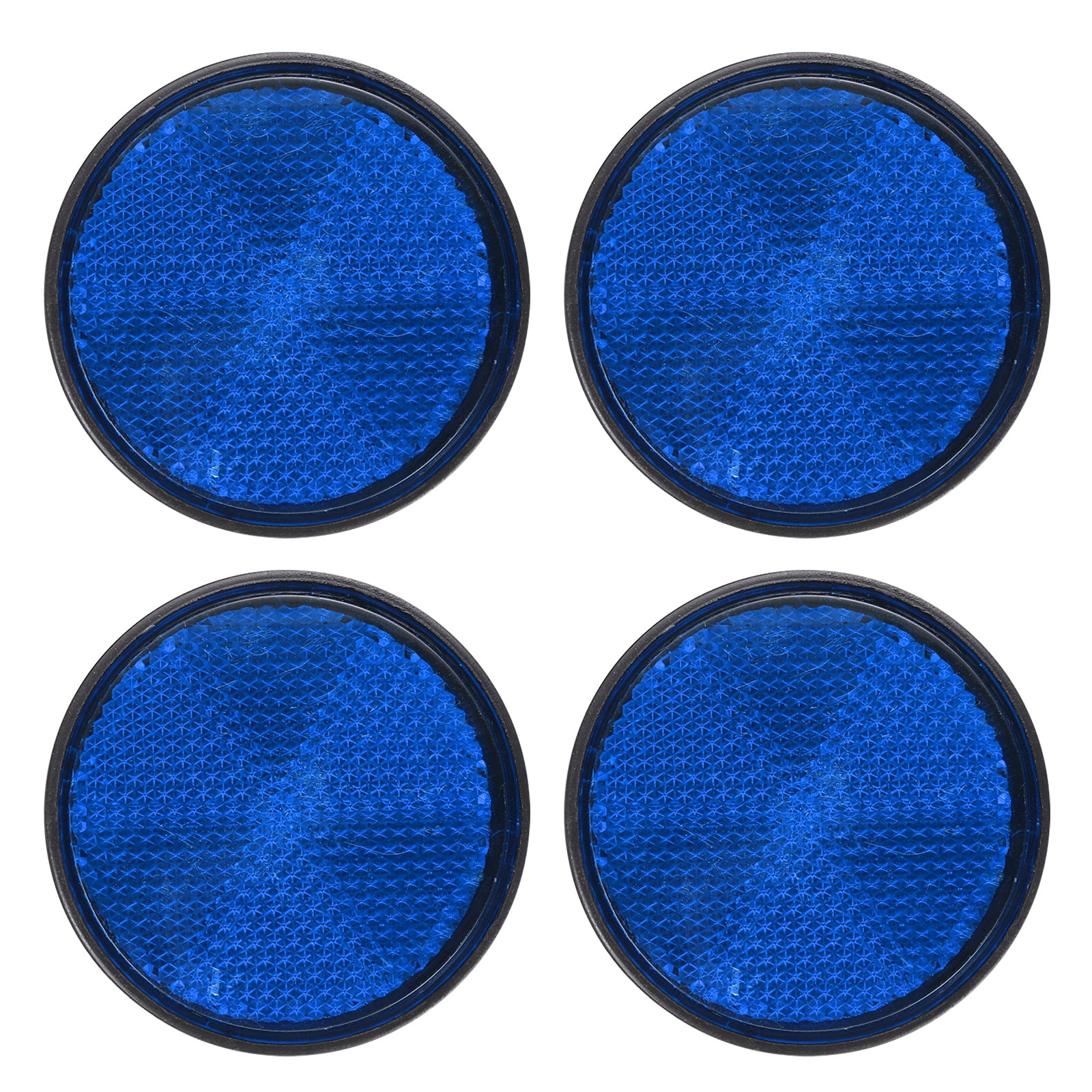 Uxcell 4Pcs Round Rear Reflectors, Reflective Warning Reflector with M6 ...